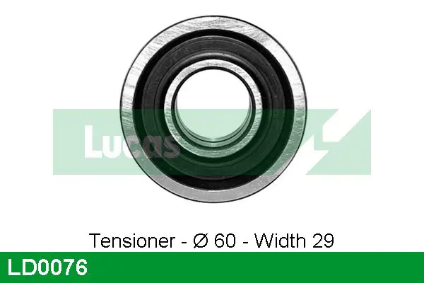 Handler.Part Tensioner pulley, timing belt Lucas LD0076 1