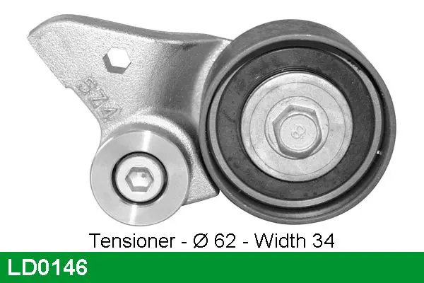 Handler.Part Tensioner pulley, timing belt Lucas LD0146 1