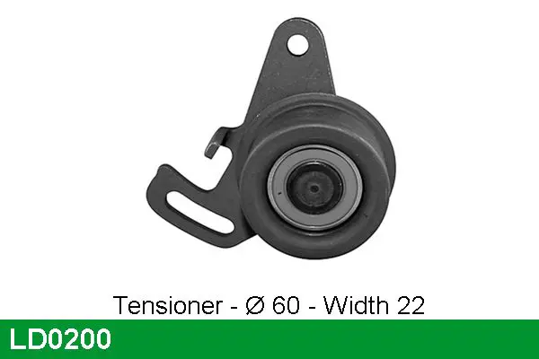 Handler.Part Tensioner pulley, timing belt Lucas LD0200 1