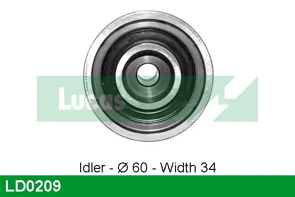 Handler.Part Tensioner pulley, timing belt Lucas LD0209 1