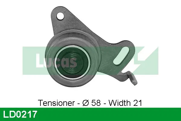 Handler.Part Tensioner pulley, timing belt Lucas LD0217 1