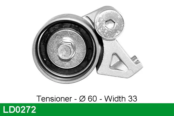 Handler.Part Tensioner pulley, timing belt Lucas LD0272 1