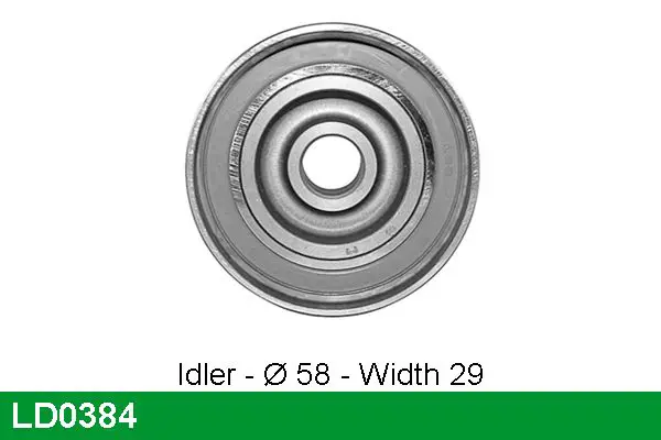 Handler.Part Tensioner pulley, timing belt Lucas LD0384 1