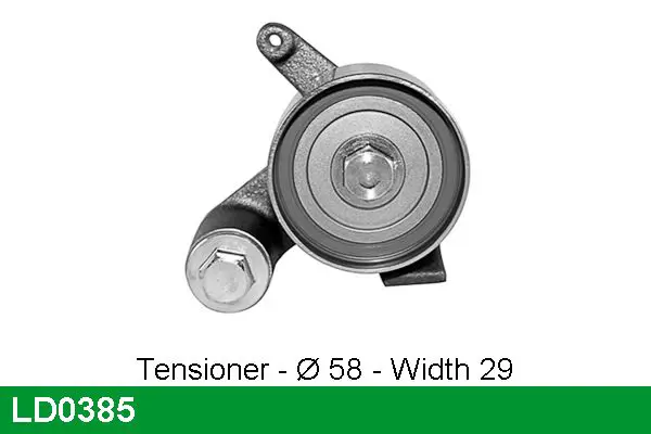 Handler.Part Tensioner pulley, timing belt Lucas LD0385 1