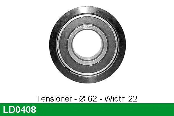 Handler.Part Tensioner pulley, timing belt Lucas LD0408 1