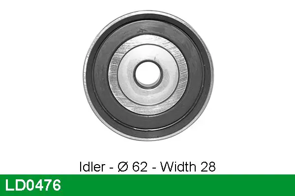 Handler.Part Tensioner pulley, timing belt Lucas LD0476 1