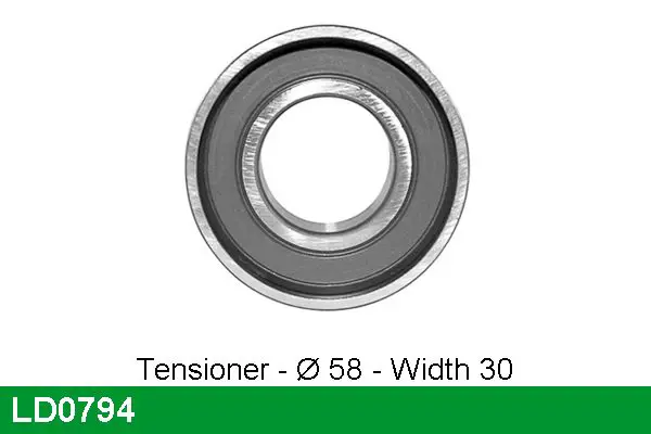 Handler.Part Tensioner pulley, timing belt Lucas LD0794 1