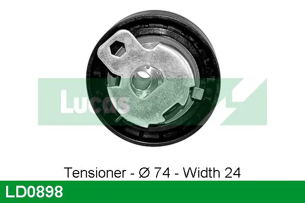 Handler.Part Tensioner pulley, timing belt Lucas LD0898 1