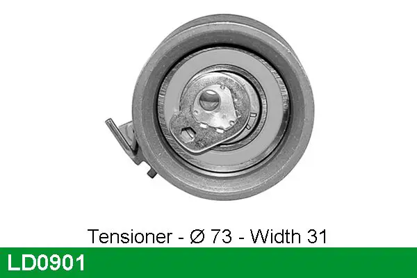 Handler.Part Tensioner pulley, timing belt Lucas LD0901 1