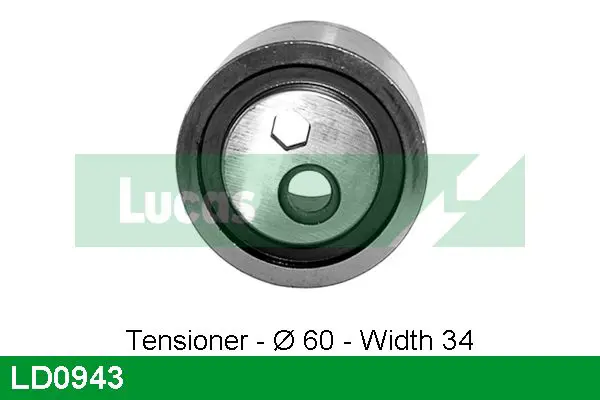 Handler.Part Tensioner pulley, timing belt Lucas LD0943 1