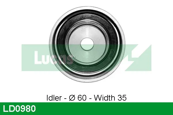 Handler.Part Tensioner pulley, timing belt Lucas LD0980 1