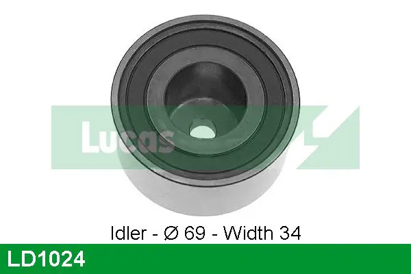 Handler.Part Tensioner pulley, timing belt Lucas LD1024 1