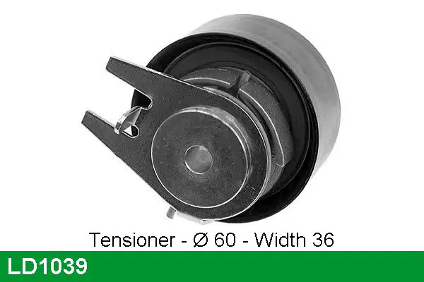 Handler.Part Tensioner pulley, timing belt Lucas LD1039 1