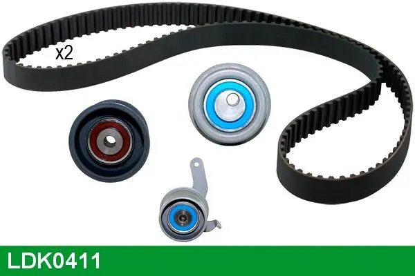 Handler.Part Timing belt set Lucas LDK0411 1