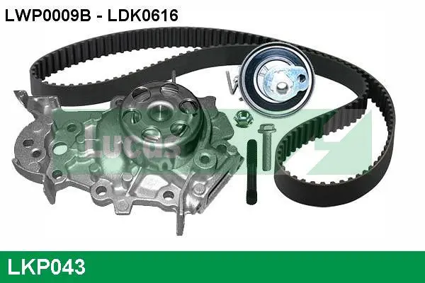 Handler.Part Water pump & timing belt set Lucas LKP043 1