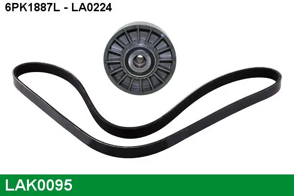 Handler.Part V-ribbed belt set Lucas LAK0095 1