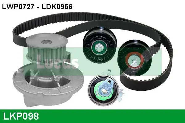 Handler.Part Water pump & timing belt set Lucas LKP098 1