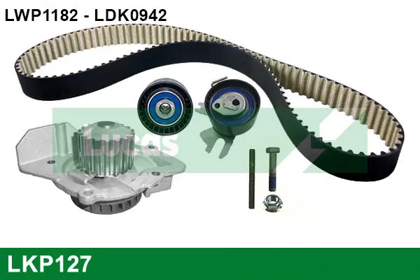 Handler.Part Water pump & timing belt set Lucas LKP127 1