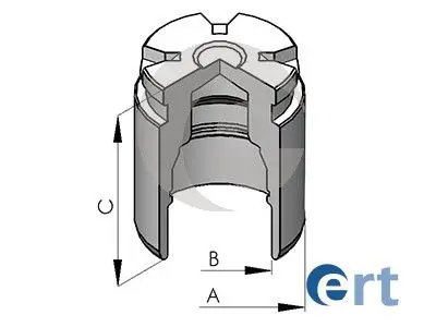 Handler.Part Piston, brake caliper ERT 150578C 1