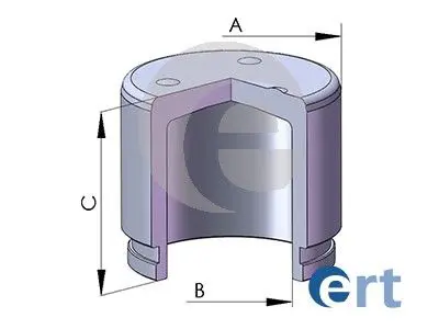 Handler.Part Piston, brake caliper ERT 150774C 1