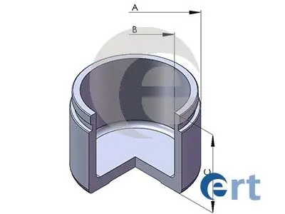 Handler.Part Piston, brake caliper ERT 150295C 1