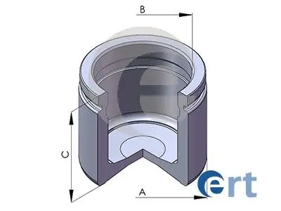 Handler.Part Piston, brake caliper ERT 150512C 1