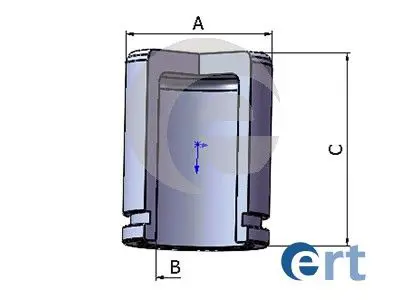 Handler.Part Piston, brake caliper ERT 150787C 1