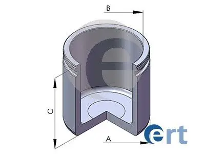 Handler.Part Piston, brake caliper ERT 151058C 1