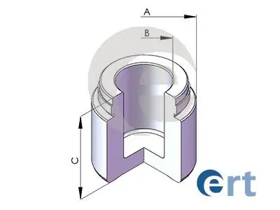 Handler.Part Piston, brake caliper ERT 151539C 1