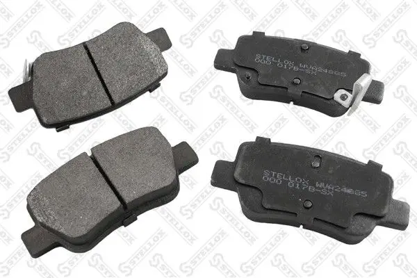 Handler.Part Brake pad set, disc brake Stellox 000017BSX 1