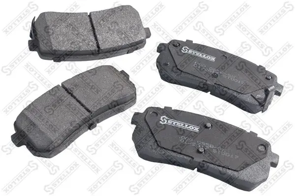 Handler.Part Brake pad set, disc brake Stellox 000085BSX 1