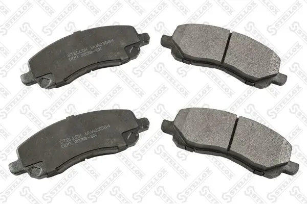 Handler.Part Brake pad set, disc brake Stellox 000203BSX 1