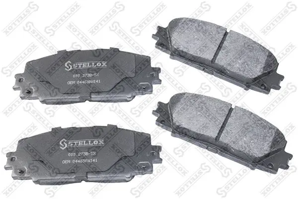 Handler.Part Brake pad set, disc brake Stellox 000273BSX 1