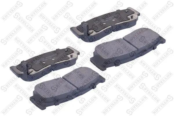 Handler.Part Brake pad set, disc brake Stellox 000001BSX 1