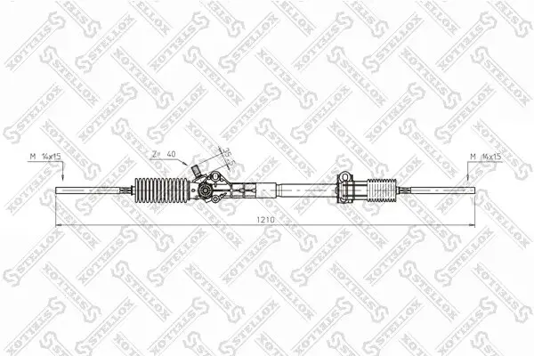 Handler.Part Steering gear Stellox 0035006SX 1