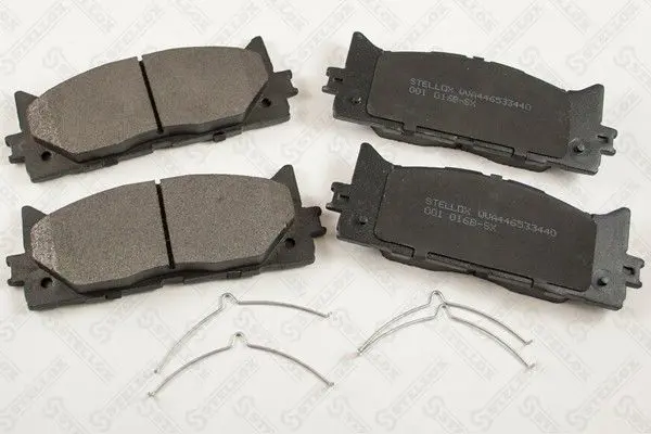 Handler.Part Brake pad set, disc brake Stellox 001016BSX 1