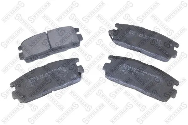 Handler.Part Brake pad set, disc brake Stellox 002016LSX 1