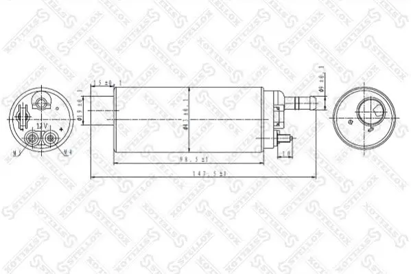 Handler.Part Fuel pump Stellox 1001044SX 1