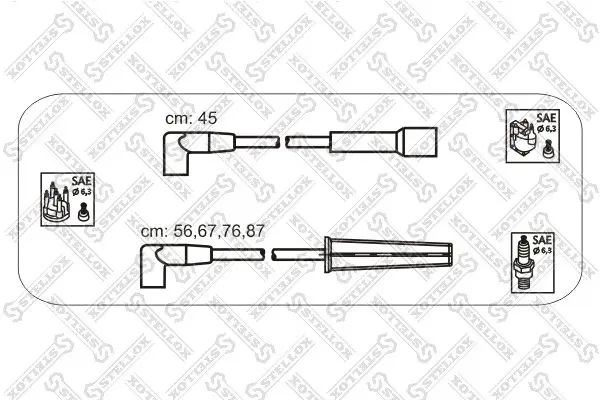 Handler.Part Ignition cable kit Stellox 1030042SX 1