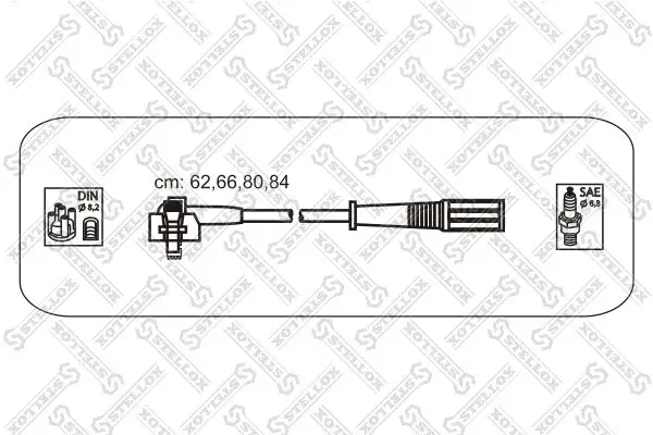 Handler.Part Ignition cable kit Stellox 1038115SX 1