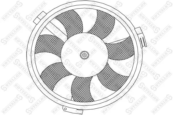 Handler.Part Fan, radiator Stellox 2999334SX 1