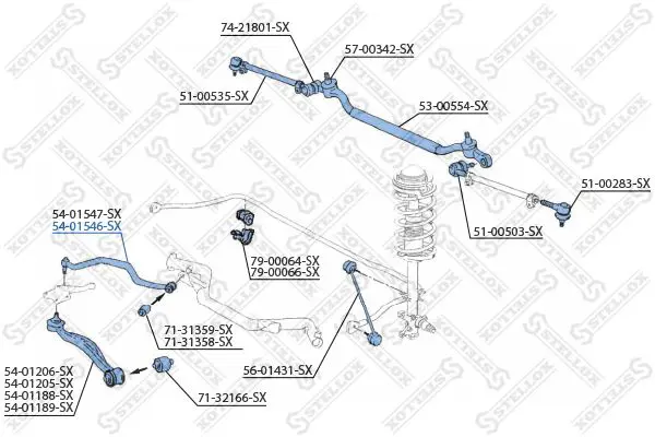 Handler.Part Track control arm Stellox 5401546SX 2