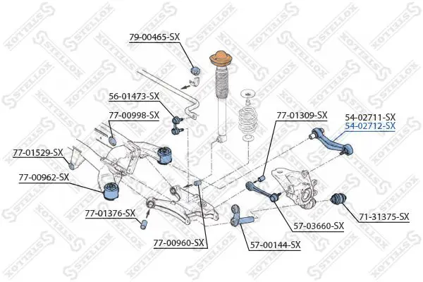 Handler.Part Track control arm Stellox 5402712SX 2