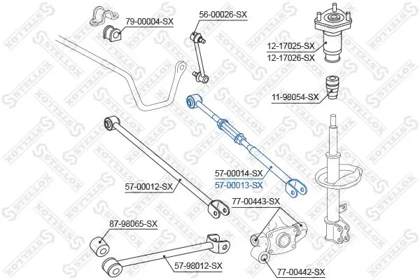 Handler.Part Track control arm Stellox 5700013SX 2