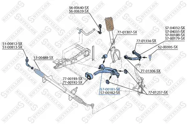 Handler.Part Track control arm Stellox 5700181SX 2