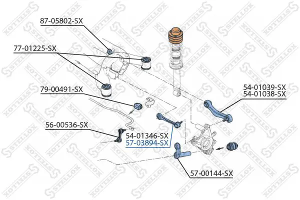 Handler.Part Track control arm Stellox 5703894SX 2