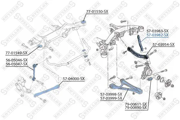 Handler.Part Track control arm Stellox 5703982SX 2