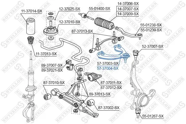 Handler.Part Track control arm Stellox 5737004SX 2