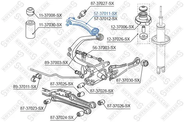 Handler.Part Track control arm Stellox 5737011SX 2