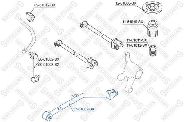 Handler.Part Track control arm Stellox 5761002SX 2